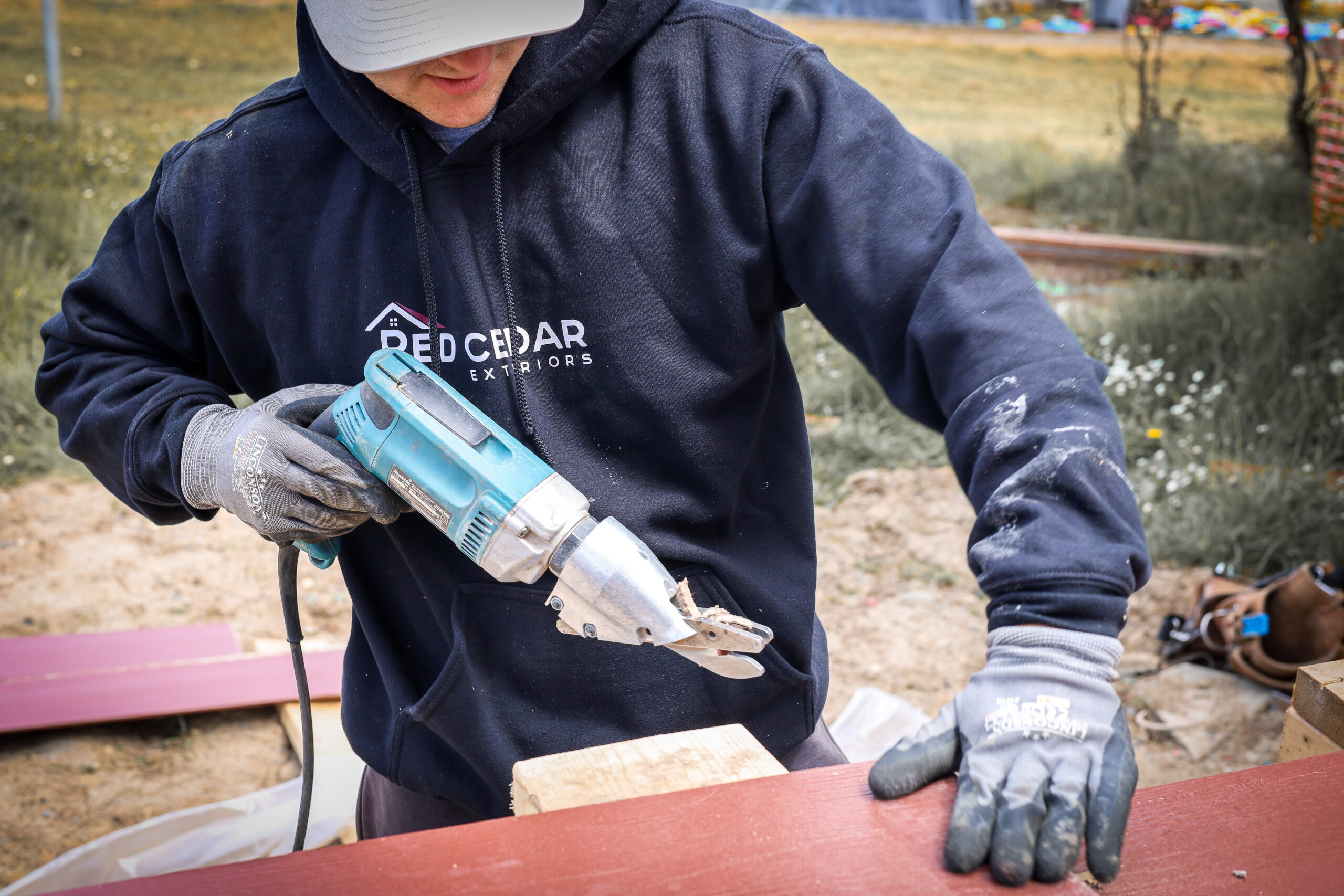 Red Cedar Exteriors construction process